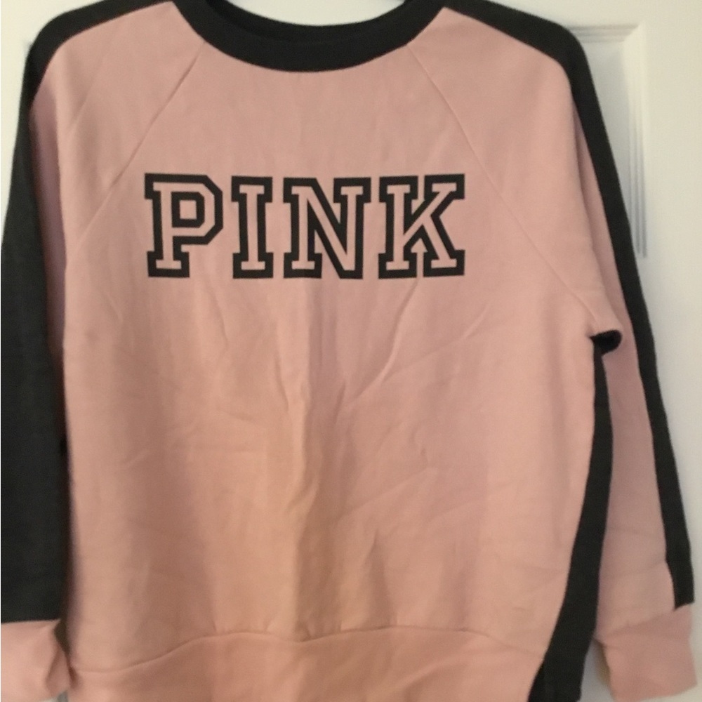 Pink Pullover Sweatshirt XS